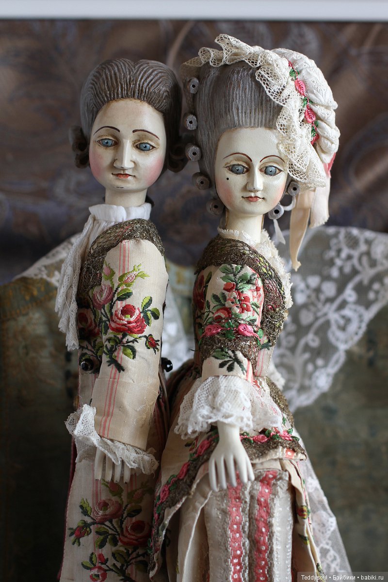 Пара кукол в стиле French Court Doll (фото 8)