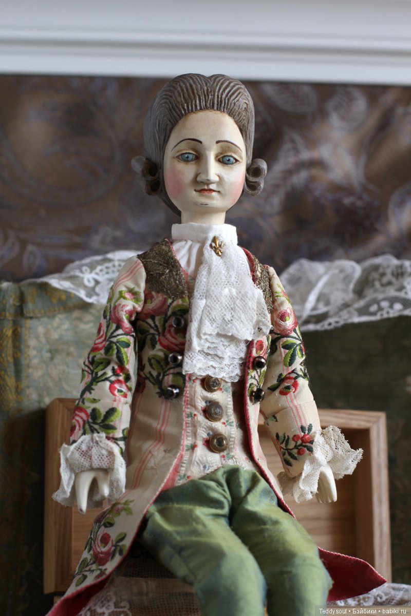 Пара кукол в стиле French Court Doll