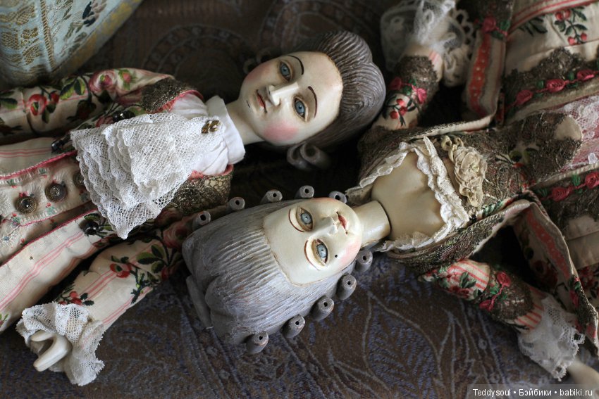 Пара кукол в стиле French Court Doll (фото 6)