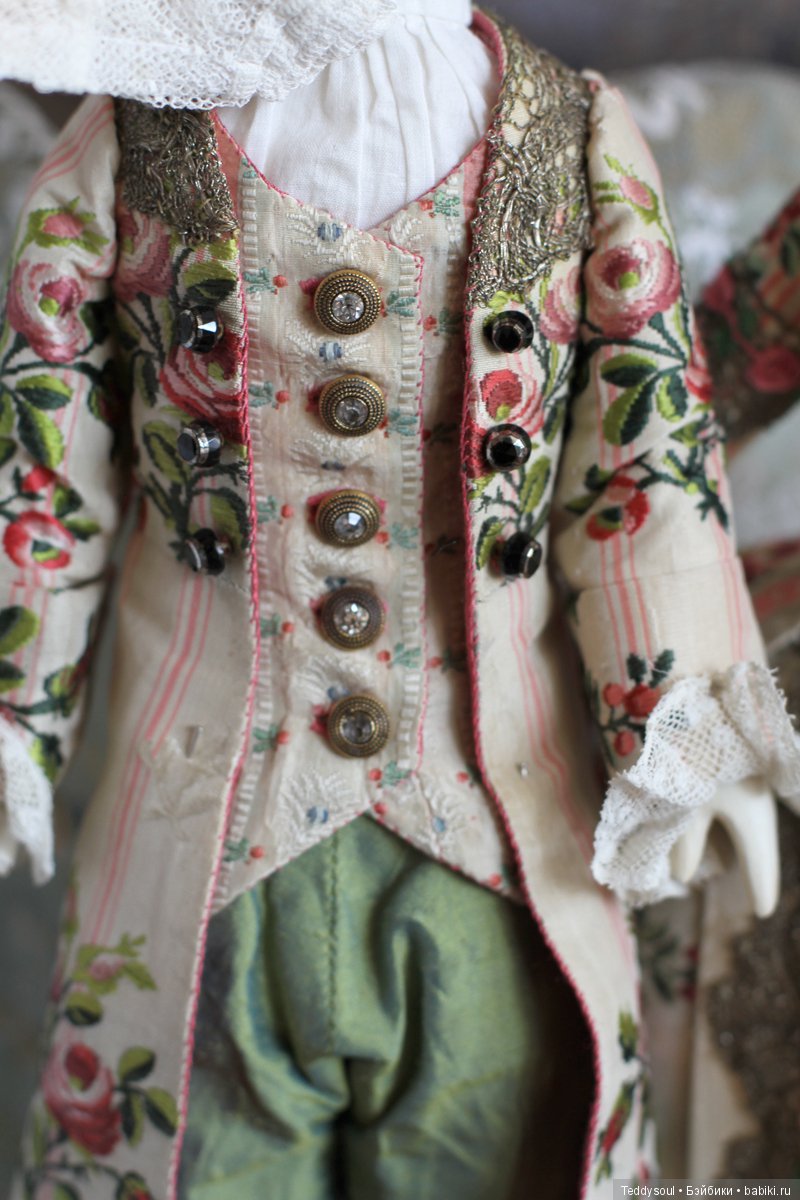 Пара кукол в стиле French Court Doll