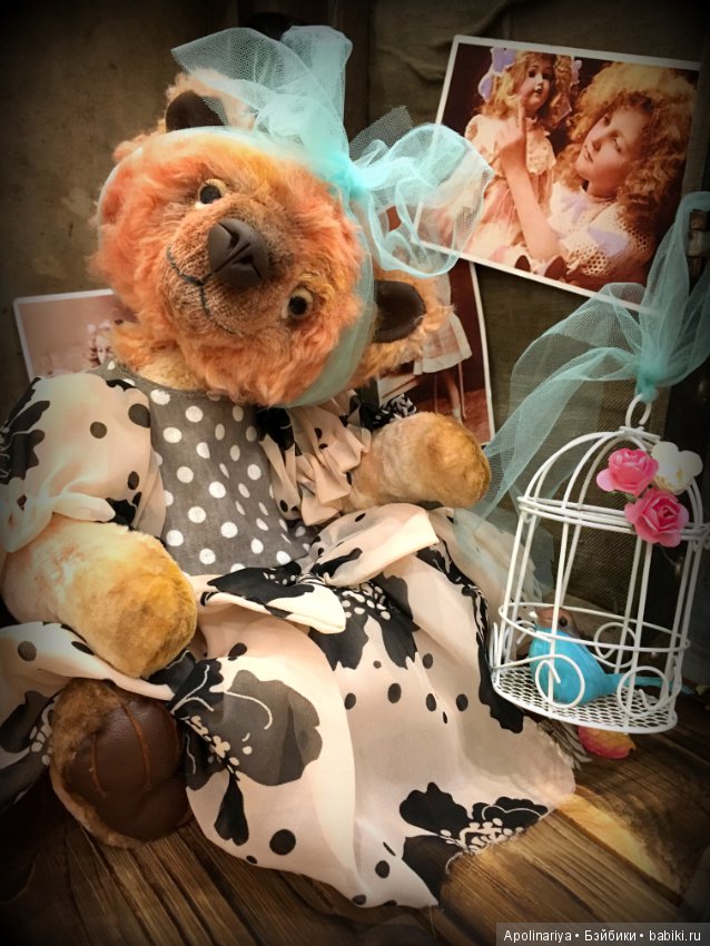 Nichole... мишка-тедди — Авторские мишки Тедди и друзья: фото (фото 9)