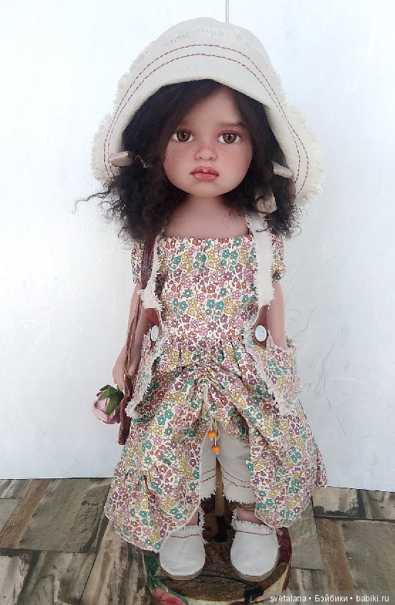 Летняя девочка Вероничка. ООАК куклы от Ллоренс, Оливия (фото 8)
