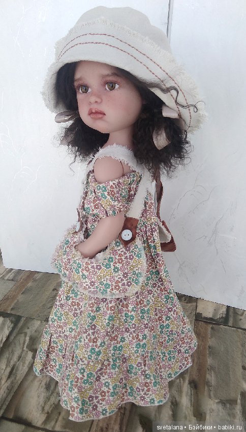 Летняя девочка Вероничка. ООАК куклы от Ллоренс, Оливия