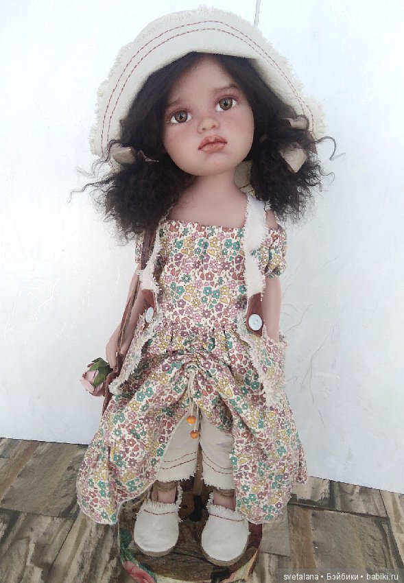 Летняя девочка Вероничка. ООАК куклы от Ллоренс, Оливия (фото 9)