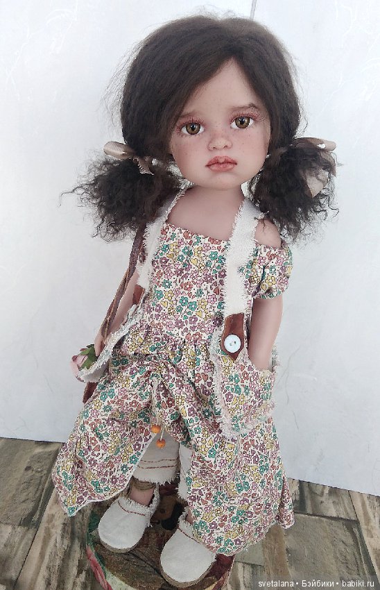 Летняя девочка Вероничка. ООАК куклы от Ллоренс, Оливия (фото 3)