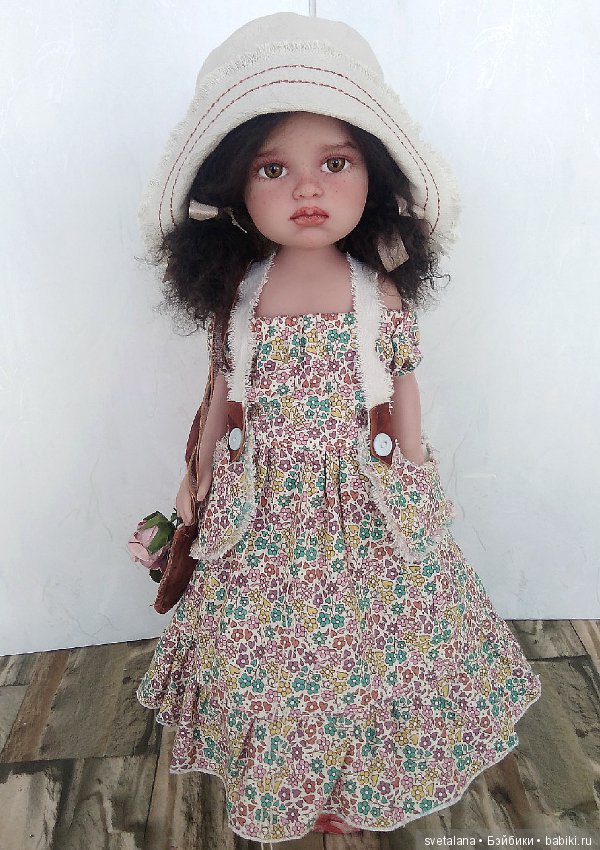 Летняя девочка Вероничка. ООАК куклы от Ллоренс, Оливия
