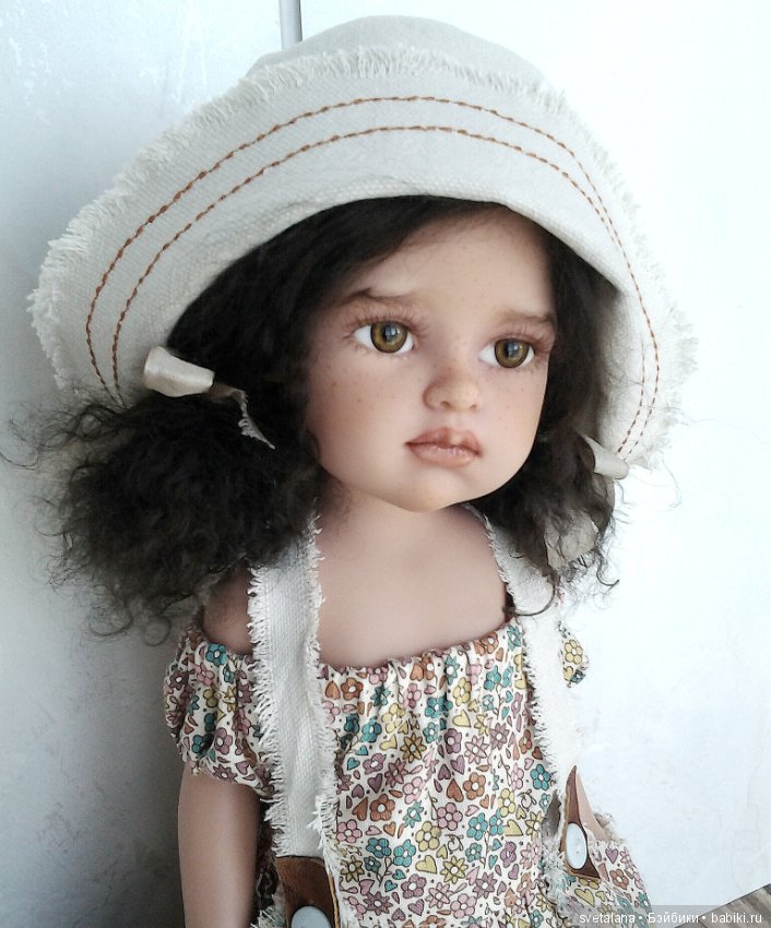 Летняя девочка Вероничка. ООАК куклы от Ллоренс, Оливия