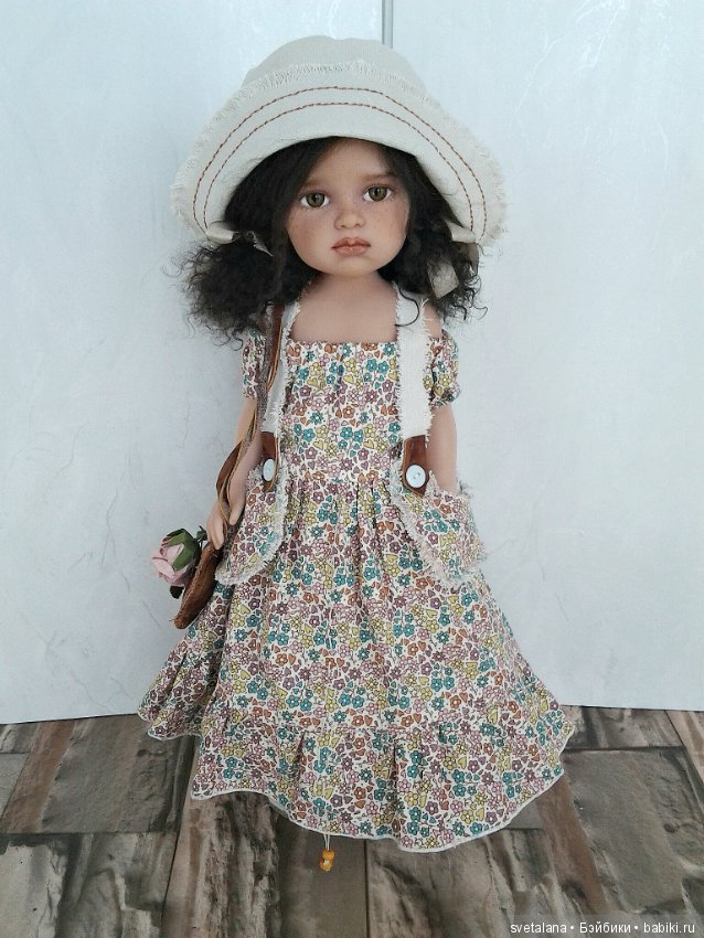 Летняя девочка Вероничка. ООАК куклы от Ллоренс, Оливия