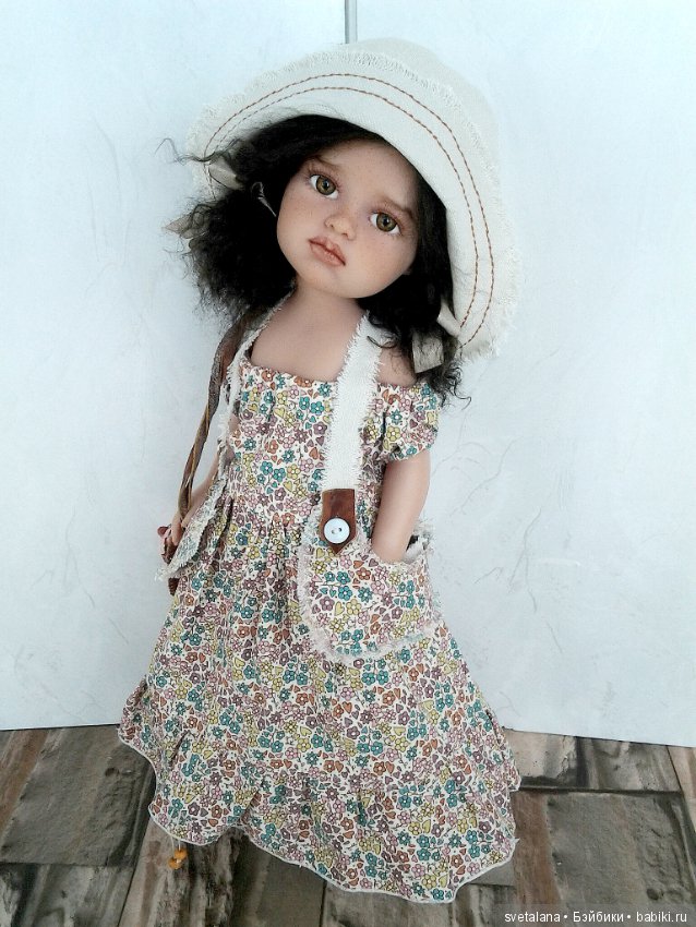 Летняя девочка Вероничка. ООАК куклы от Ллоренс, Оливия