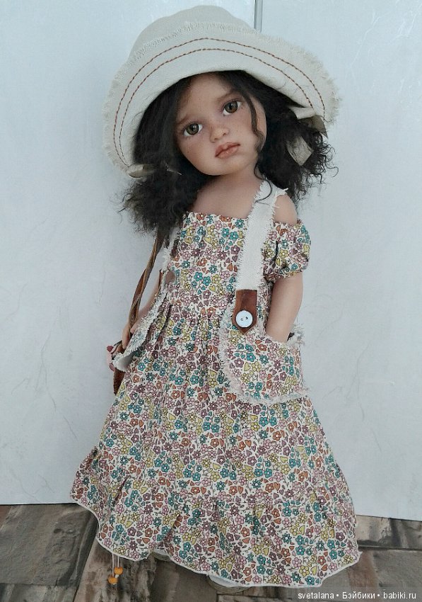 Летняя девочка Вероничка. ООАК куклы от Ллоренс, Оливия
