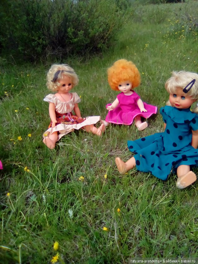 Поездка на природу с куклами