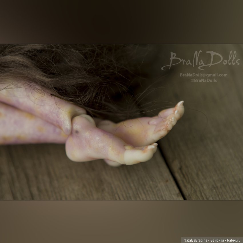 Беременная радость — Авторские шарнирные куклы своими руками: лепка (фото 10)