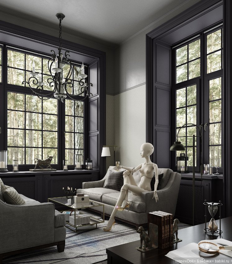 InspireDoll.Куколка в 3D интерьере (фото 2)