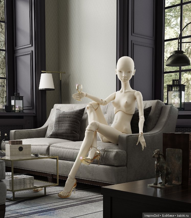 InspireDoll.Куколка в 3D интерьере