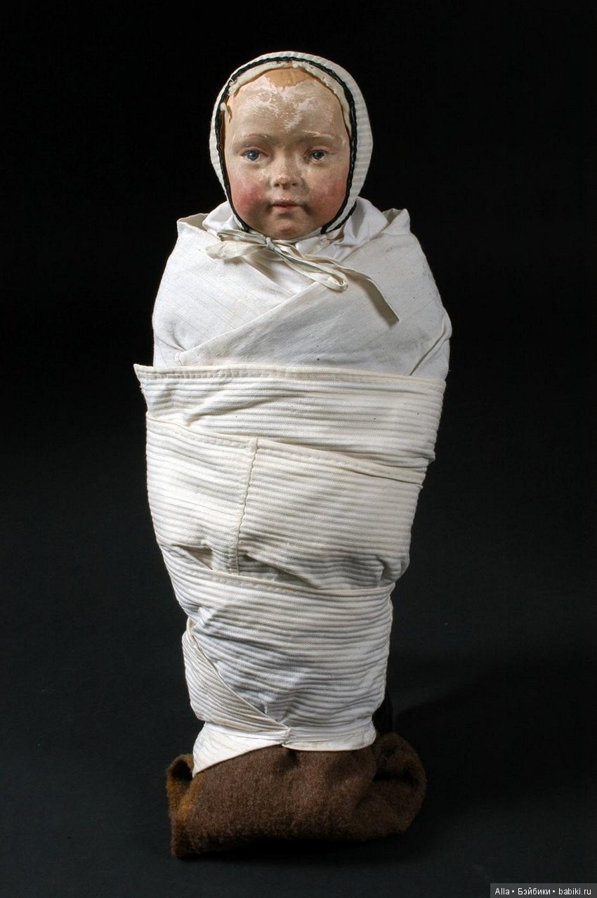 Куклы-манекены для пеленания, Франция, XIX век