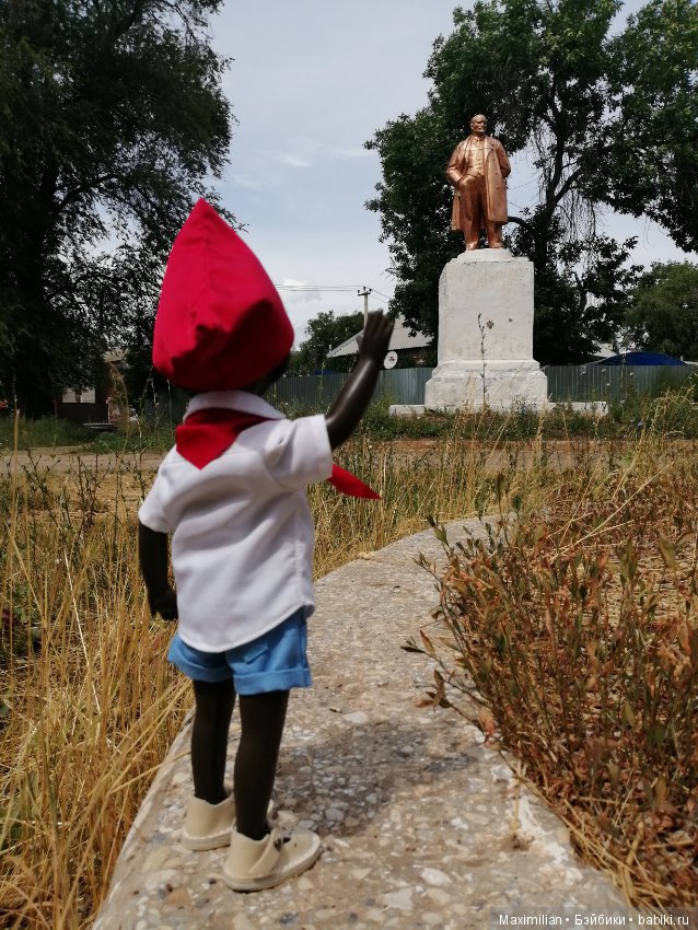 Пионер Вася. Негритенок, кукла СССР (фото 4)