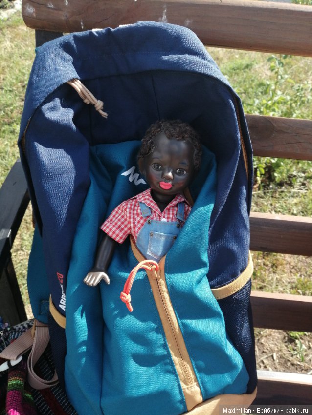 Сельская прогулка. Негритенок, кукла СССР (фото 7)