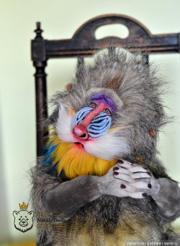 Мандрилы. Знаете таких — Авторские мишки Тедди и друзья: фото (фото 6)