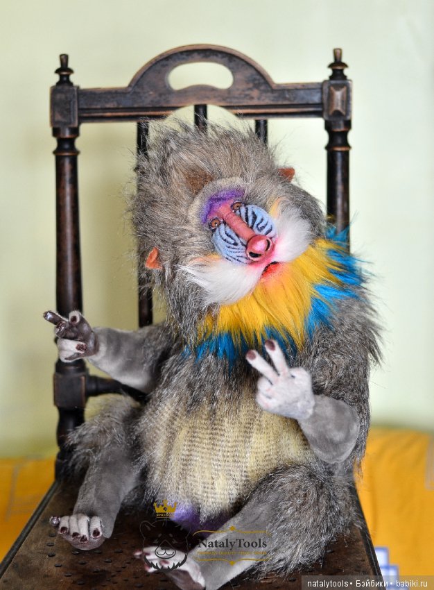 Мандрилы. Знаете таких — Авторские мишки Тедди и друзья: фото (фото 2)