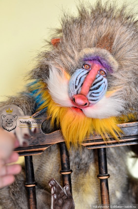 Мандрилы. Знаете таких — Авторские мишки Тедди и друзья: фото (фото 3)
