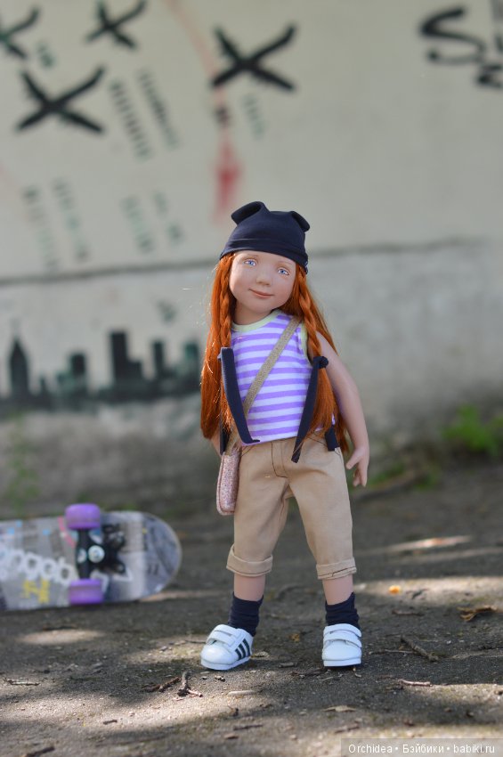 Майя и скейт. Zwergnase Ann-Maya (фото 3)