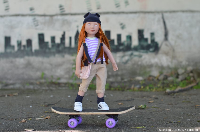 Майя и скейт. Zwergnase Ann-Maya (фото 5)