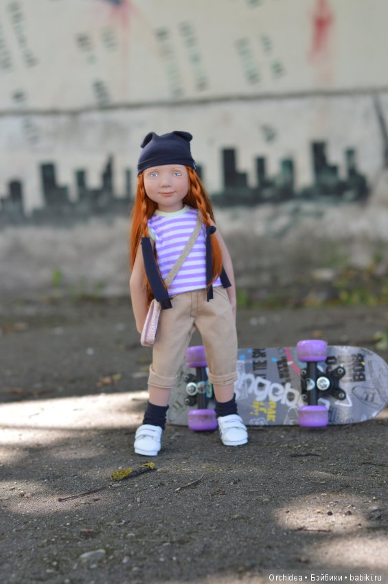 Майя и скейт. Zwergnase Ann-Maya (фото 2)