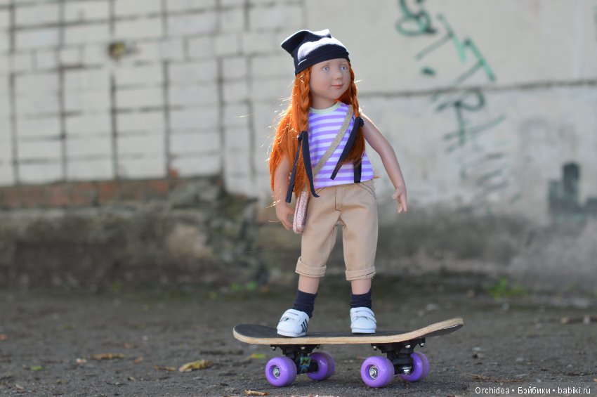 Майя и скейт. Zwergnase Ann-Maya (фото 4)