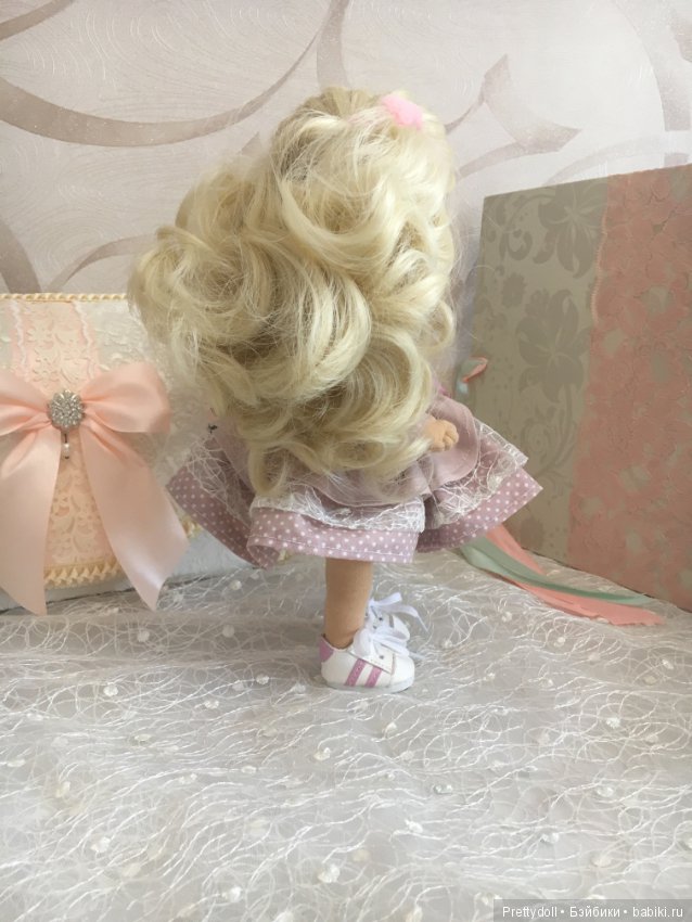Интерьерная и игровая куколка милашка ручной работы (фото 7)
