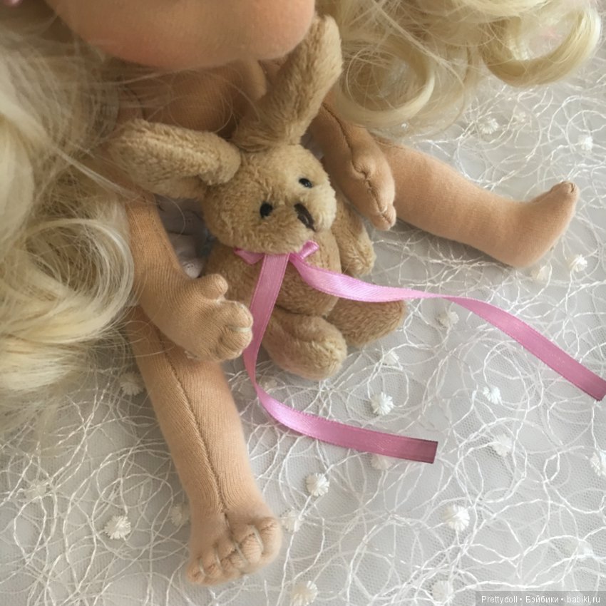 Интерьерная и игровая куколка милашка ручной работы (фото 6)