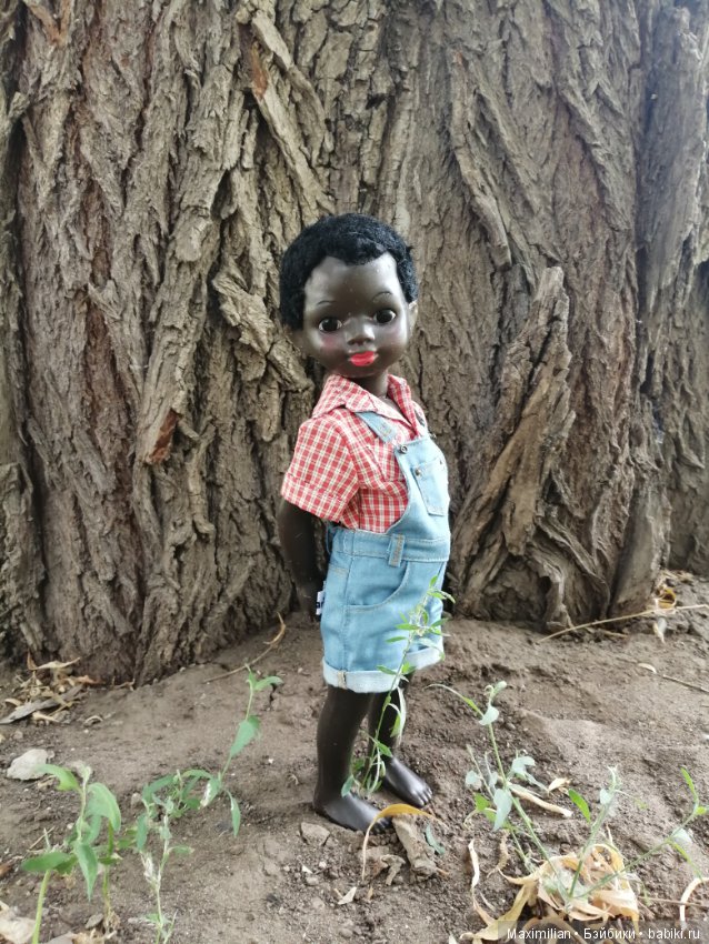 Сельская прогулка-2. Негритенок, кукла СССР (фото 3)