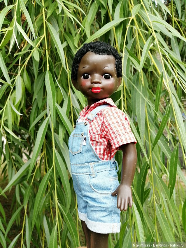 Сельская прогулка-2. Негритенок, кукла СССР (фото 5)