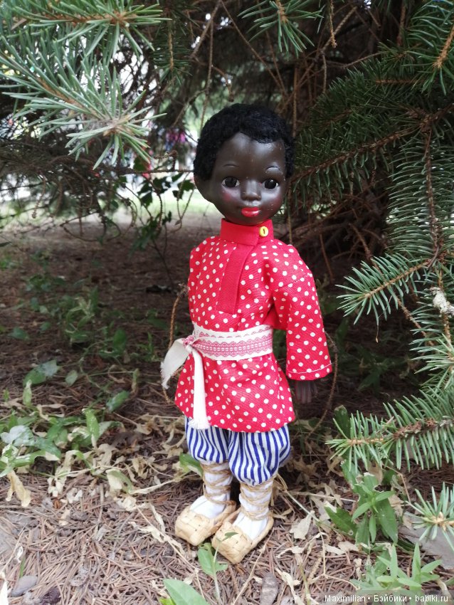 Ванюшка. Негритенок. Кукла СССР (фото 6)