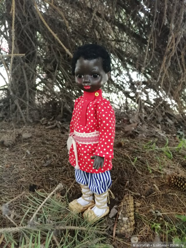 Ванюшка. Негритенок. Кукла СССР (фото 7)