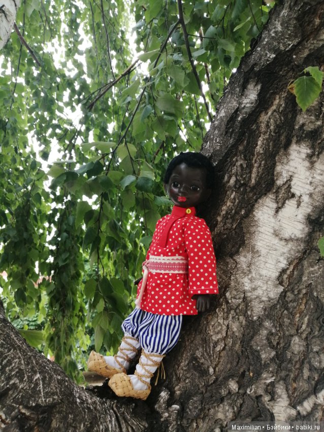 Ванюшка. Негритенок. Кукла СССР (фото 2)