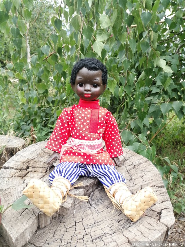 Ванюшка. Негритенок. Кукла СССР (фото 3)