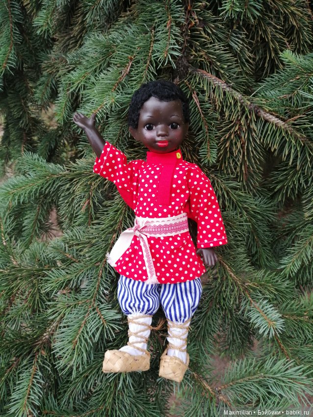 Ванюшка. Негритенок. Кукла СССР (фото 9)