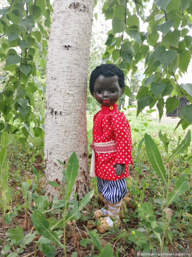 Ванюшка. Негритенок. Кукла СССР