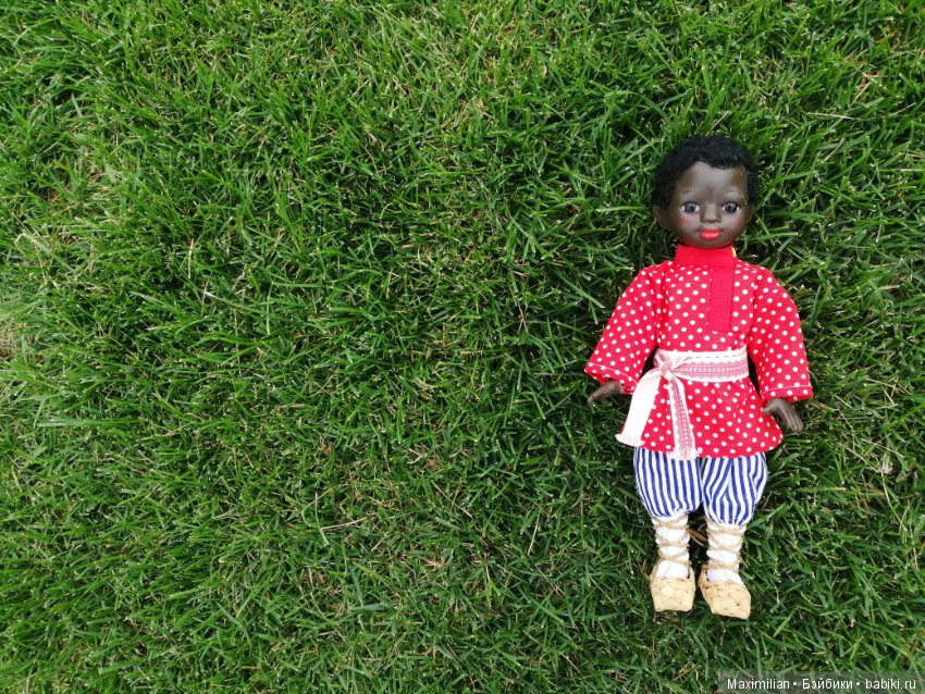 Ванюшка. Негритенок. Кукла СССР