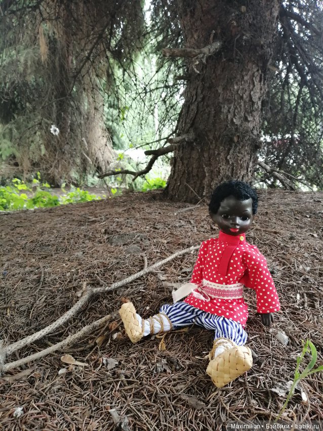 Ванюшка. Негритенок. Кукла СССР (фото 8)