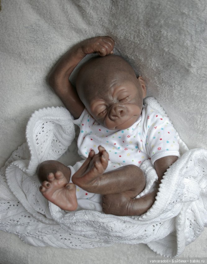 Обезьянка родилась — Куклы Реборн (Reborn): работы мастеров