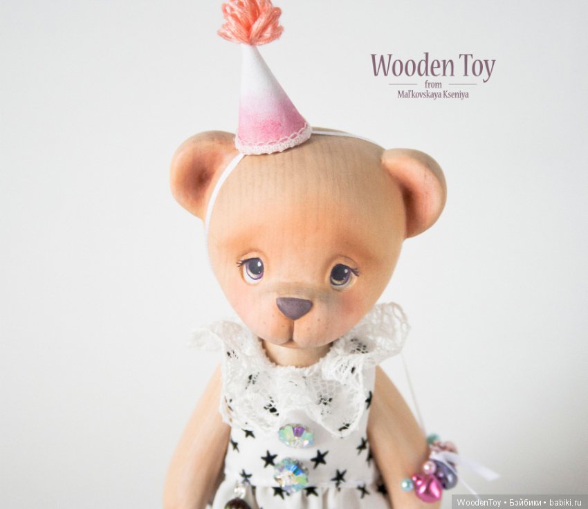 Деревянный медвежонок по имени Зефирка (фото 6)