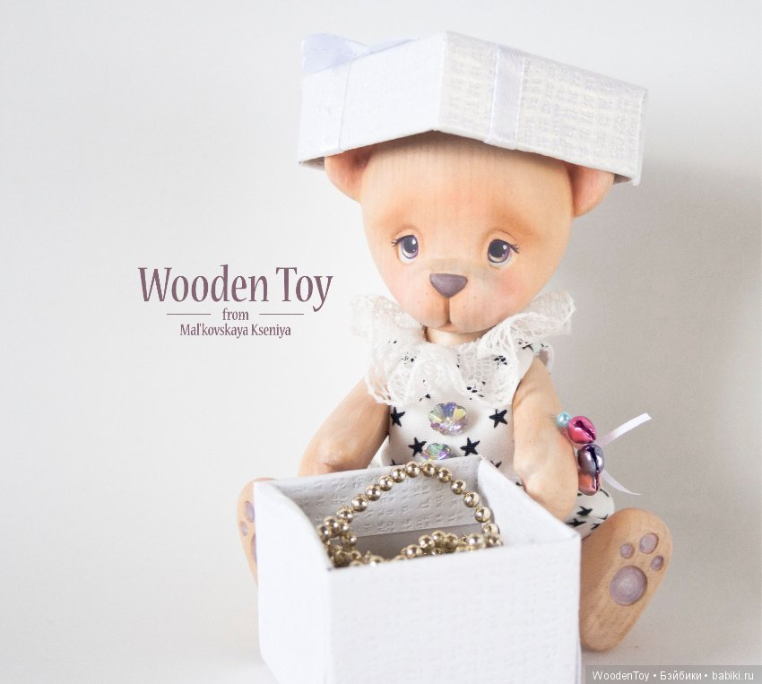 Деревянный медвежонок по имени Зефирка (фото 9)