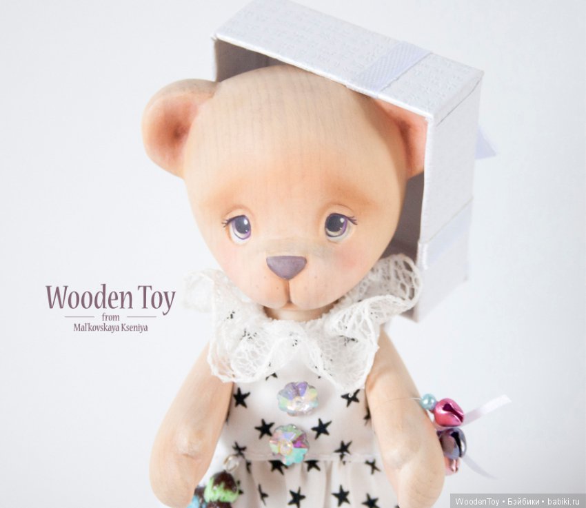 Деревянный медвежонок по имени Зефирка (фото 10)
