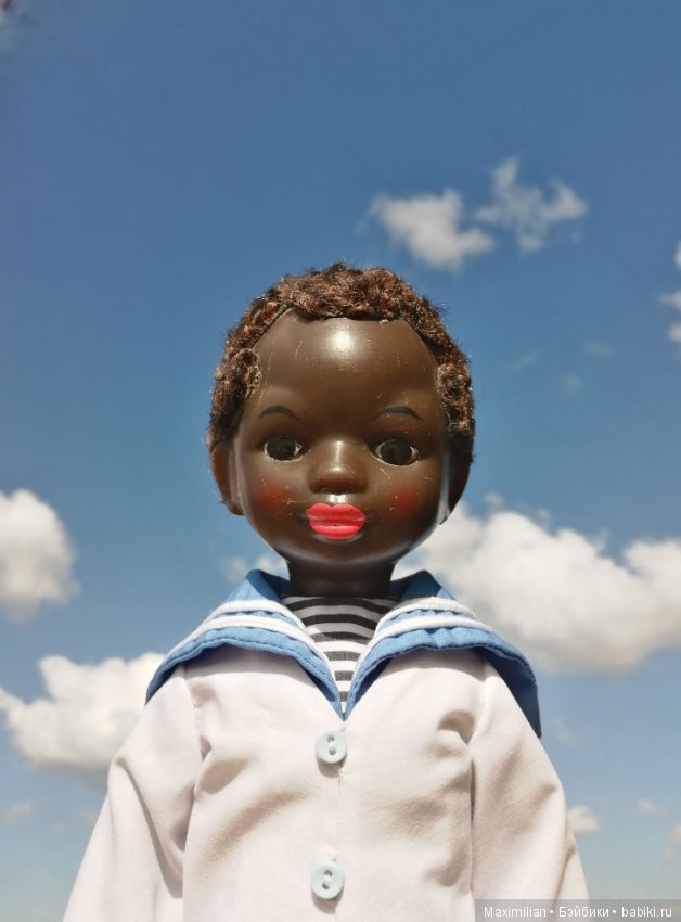 Максимка. Негритенок. Кукла СССР