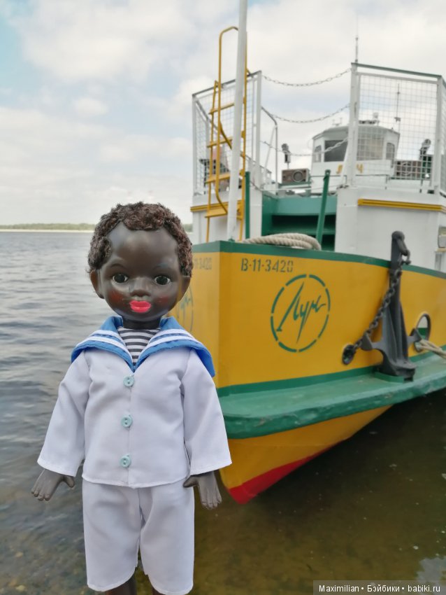 Максимка. Негритенок. Кукла СССР (фото 5)