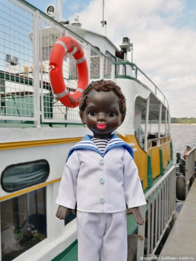 Максимка. Негритенок. Кукла СССР (фото 4)