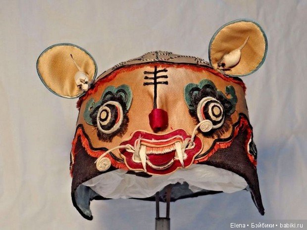 Vintage Chinese Children's Hat или винтажные китайские шапочки (фото 2)