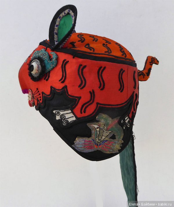 Vintage Chinese Children's Hat или винтажные китайские шапочки