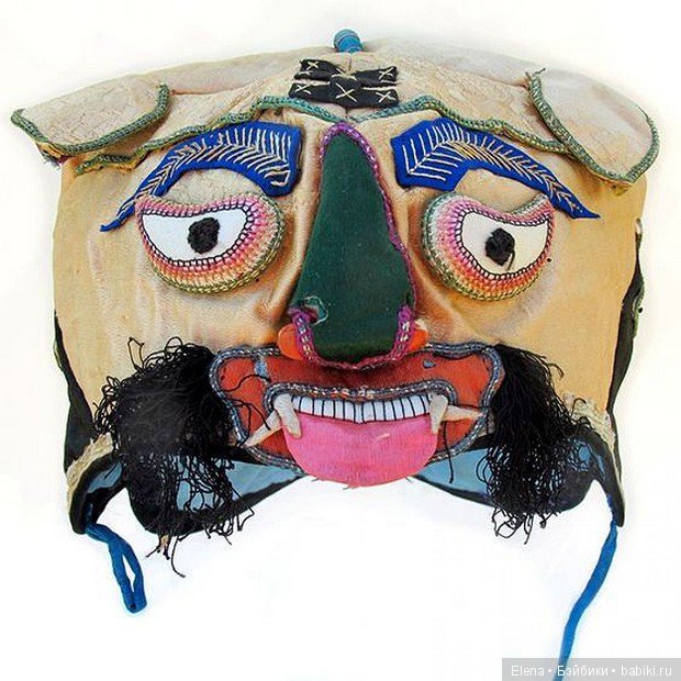 Vintage Chinese Children's Hat или винтажные китайские шапочки (фото 8)